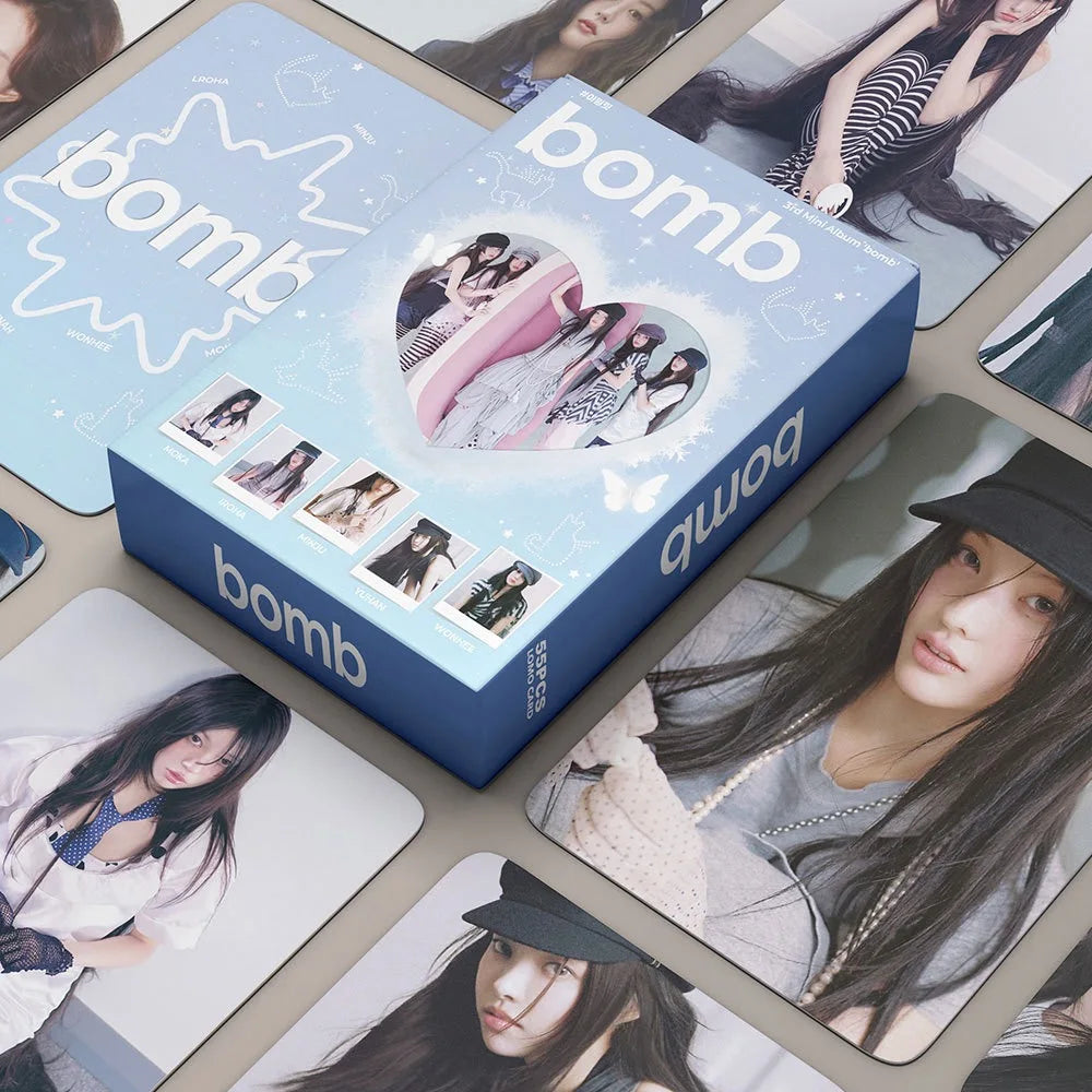 55PCS Kpop Hot Girls Group New Album "MAMIHLAPINATAPAI" High Quality Lomo Cards YUNAH MINJU MOKA WONHEE IROHA Collect Postcards