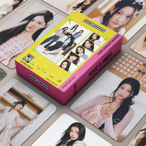 55PCS Kpop Hot Girls Group New Album "MAMIHLAPINATAPAI" High Quality Lomo Cards YUNAH MINJU MOKA WONHEE IROHA Collect Postcards
