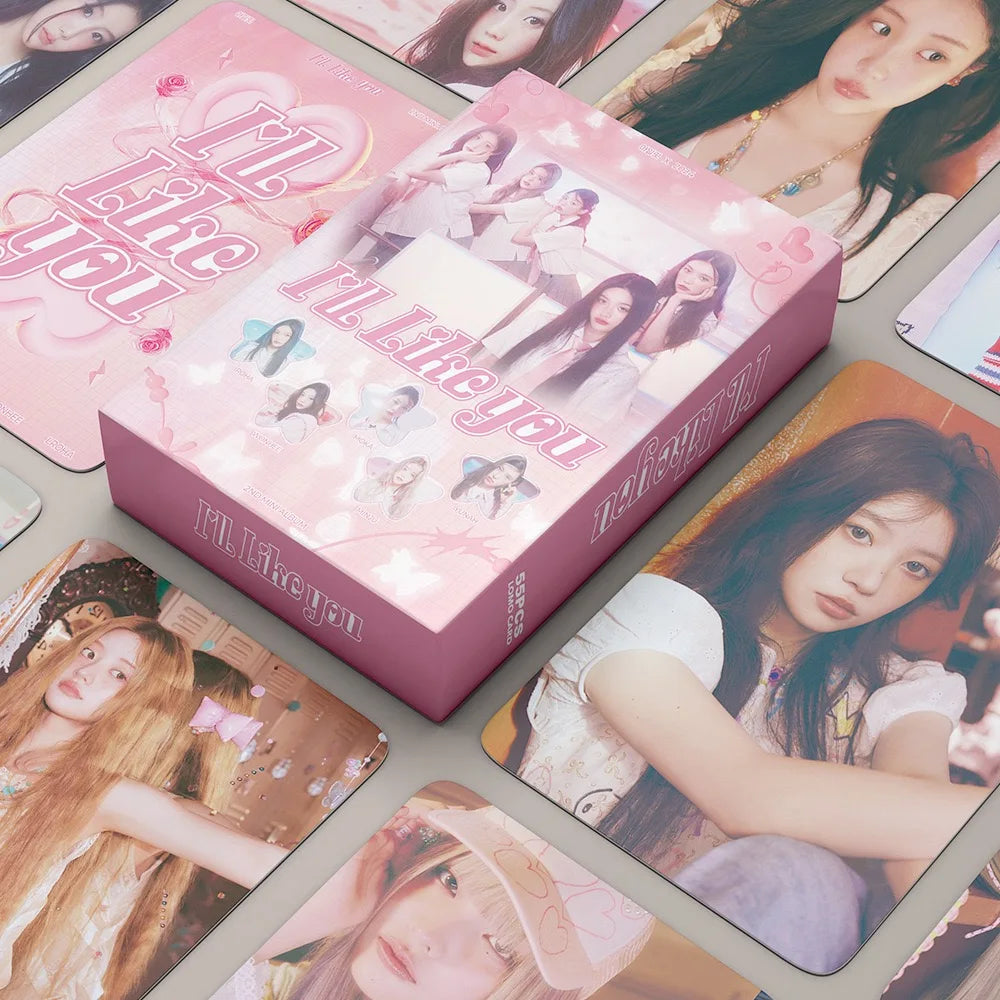 55PCS Kpop Hot Girls Group New Album "MAMIHLAPINATAPAI" High Quality Lomo Cards YUNAH MINJU MOKA WONHEE IROHA Collect Postcards
